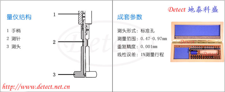 DIATEST两瓣式小孔径测量仪的测量原理和使用说明(图2) DIATEST两瓣式小孔径测量仪的测量原理和使用说明(图2)